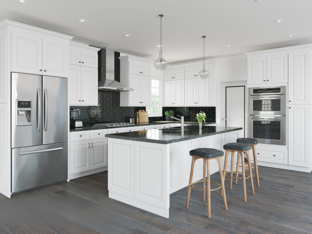 A White Kitchen Cabinets