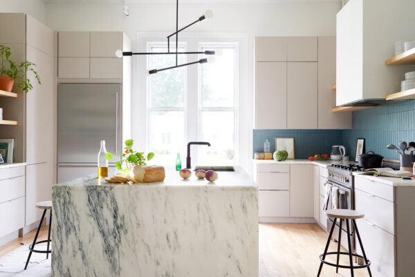 Premium Slab Door Kitchen Cabinets