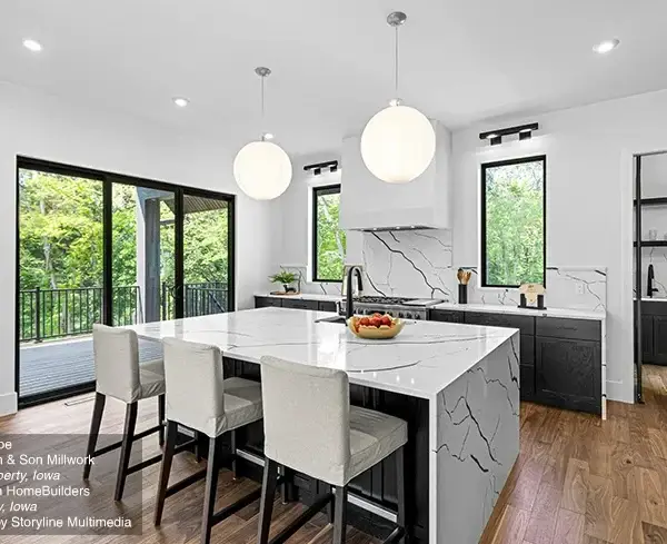 Starmark Modern kitchen BridgeportOakBlackKitchen3