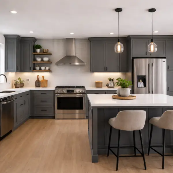 TruPly Express Shaker - Clay Modern kitchen with elegant accents