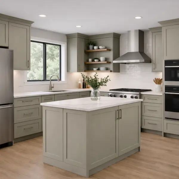 TruPly Express Shaker - Modern kitchen with Fog